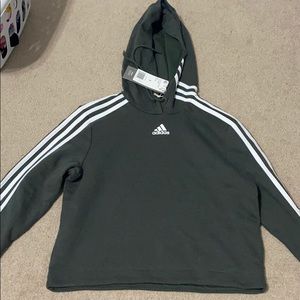 Cropped Adidas hoodie